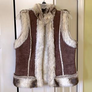 Ladies Medium leather vest